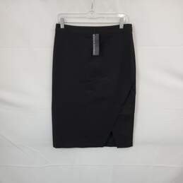 Banana Republic Black Cotton Blend Pencil Skirt WM Size 6 NWT alternative image