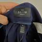 White House Black Market Navy Blue The Slim Ankle Pant WM Size 8 NWT image number 3