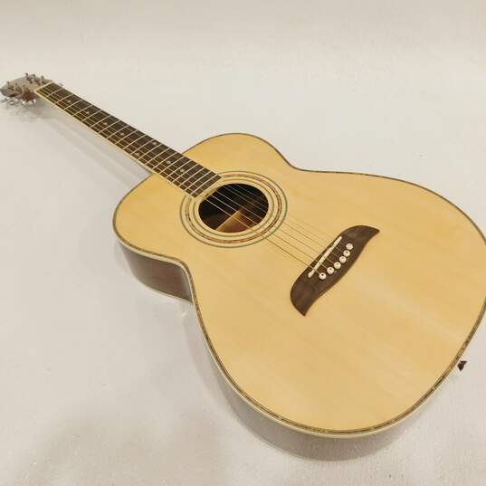 Oscar Schmidt by Washburn Brand OF2 Model Acoustic Guitar w/ Hard Case image number 4