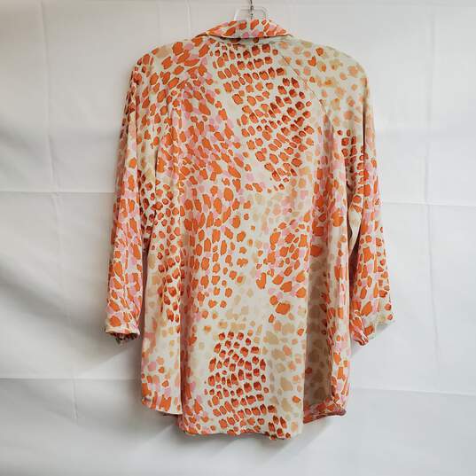 Cabi Peach Cheeky Skin Go To Blouse Sz XS image number 3