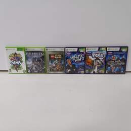 Bundle of 6 Microsoft Xbox 360 Video Games