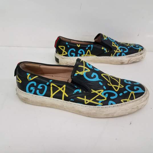 Gucci Ghost Print Slip-On Shoes Size 36 Authenticated image number 2