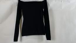 Valentino Women's Black Off Shoulder Blouse- S NWT alternative image