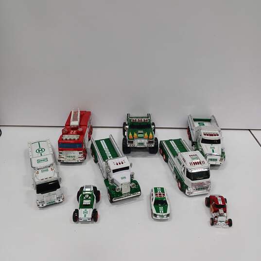 Bundle of 9 Hess Toy Trucks image number 1