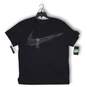 NWT Nike Mens Pullover T-Shirt Dri-Fit Crew Neck Short Sleeve Black Gray Size XL image number 1