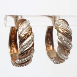 Bundle of 4 Vermeil Sterling Silver Earrings alternative image