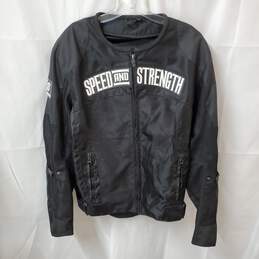 Speed and Strength Motorcycle Jacket Trial by Fire in Men's Size Medium
