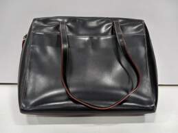 Lodis Black Leather Tote Bag alternative image
