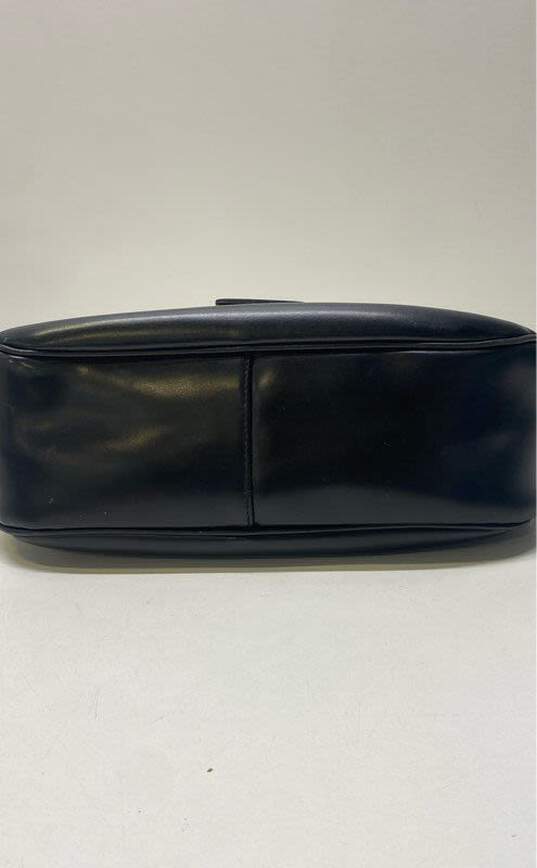 Tiffany & Fred Leather Double Strap Shoulder Bag Black image number 3