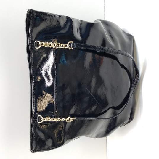 Black MICHAEL KORS Patent Leather Shoulder Bag