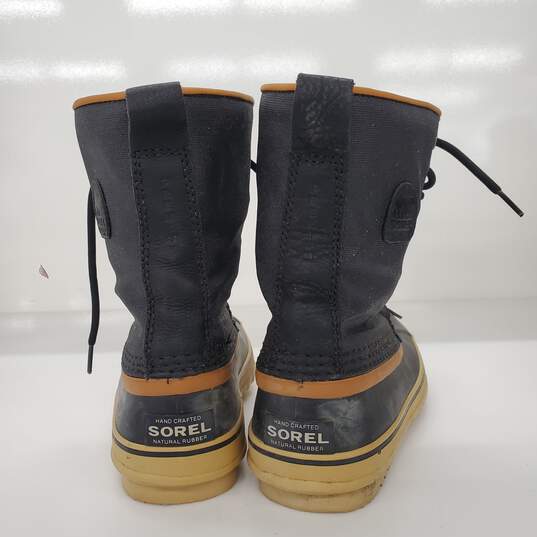 Sorel Women's 1964 Premium Canvas Peatmoss Green Waterproof Duck Boots Size 6 image number 4