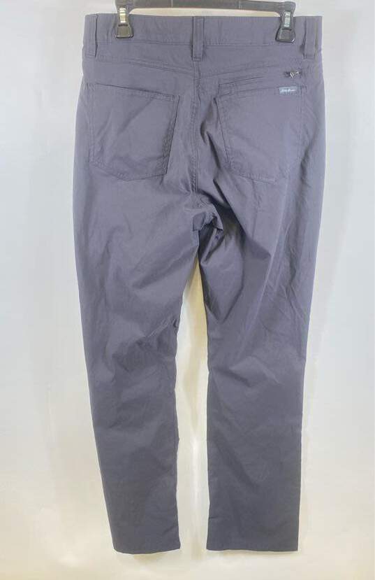 Eddie Bauer Mens Gray Pockets Flat Front Straight Leg Chino Pants Size 32X32 image number 2