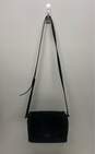 Kate Spade Suede Leather Flap Crossbody Black image number 1