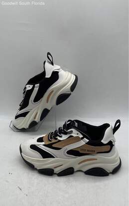 Steve Madden Womens White Black Sneakers Size 6.5 M