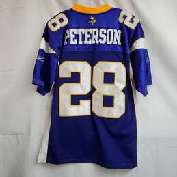 Reebok On Field Minnesota Vikings Embroidered Adrian Peterson NFL Jersey 42 alternative image