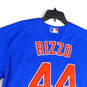 Mens Blue Chicago Cubs #44 Rizzo Major League MLB Baseball Jersey Size XL image number 4