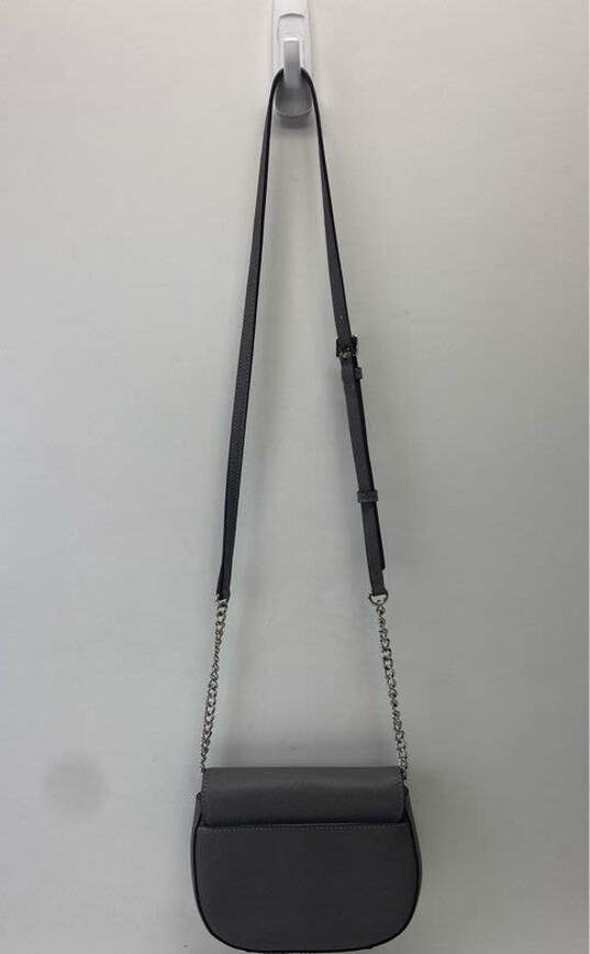 Michael Kors Saffiano Leather Bedford Crossbody Grey image number 2