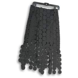 Commense Womens Black Multi Circle Double Layered Straight & Pencil Skirt Size M alternative image