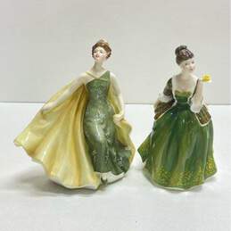 Royal Doulton Vintage Porcelain Figurines Alexandra /Fleur 7.5 in Tall