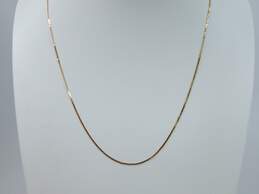 14K Yellow Gold Serpentine Chain Necklace 2.1g