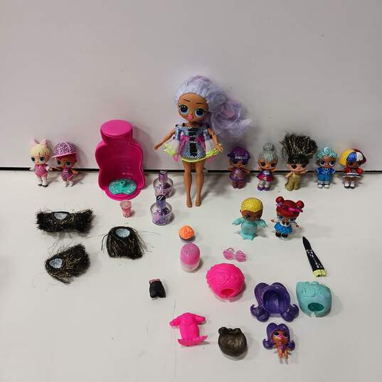 Bundle of Assorted LOL! Surprise Dolls with Accessories image number 1