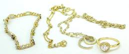 925 CZ Celestial Necklaces Ring & Amethyst Garnet Citrine & Topaz Bracelet alternative image