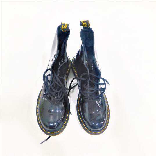 Dr. Martens Black Patent Lamper Boots IOB Size 8 image number 4