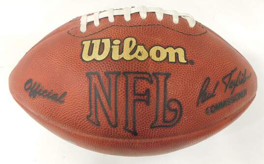 Buy the HOF Terry Bradshaw Signed Football Pittsburgh Steeleres