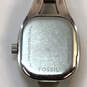 Designer Fossil ES-2185 White Dial Stainless Steel Quartz Analog Wristwatch image number 4