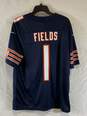 Nike NFL Chicago Bears Justin Fields #1 Blue Football Jersey - Size Large image number 2