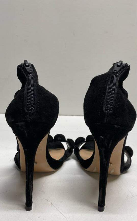 Tony Bianco Black Suede Sandal Pump Heels Shoes Size 5.5 B image number 4