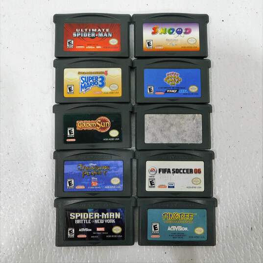 10ct Nintendo Game Boy Advance Lot image number 1