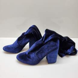 Steve Madden Women's Navy Blue Knee High Boots Size 9.5M alternative image