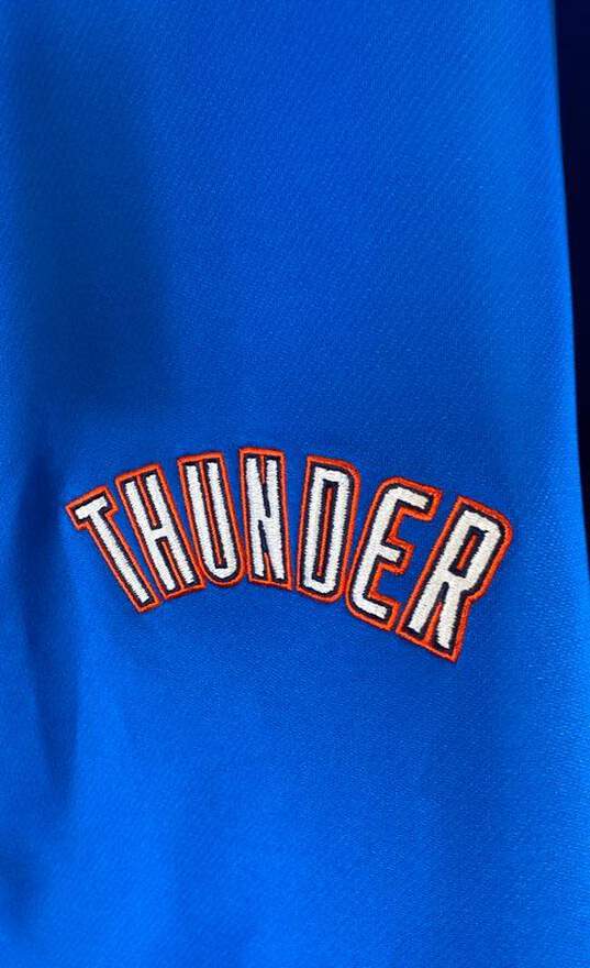 NWT Nike Mens Blue Oklahoma City Thunder Full Zip NBA Basketball Hoodie Size 2XL image number 4