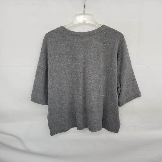 Splendid Gray Cotton Blend Knit Top WM Size L NWT image number 2