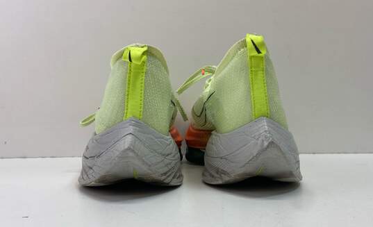 Nike Air Zoom Alphafly Next Sneakers Lime Green 9.5 image number 4