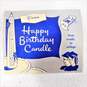 VTG 1950s Penn Wax Works Happy Birthday Blue Candle 1-21 From Cradle To College IOB image number 5