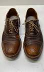 Allen Edmonds Dainite Brown Leather Oxford Cap Toe Dress Shoes Men's Size 11 M image number 5