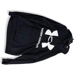 NWT Under Armour Mens Black White Long Sleeve Pullover Hoodie Size 3XL