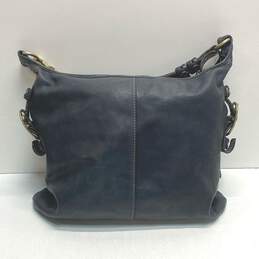 Coach Black Leather Hobo Bag