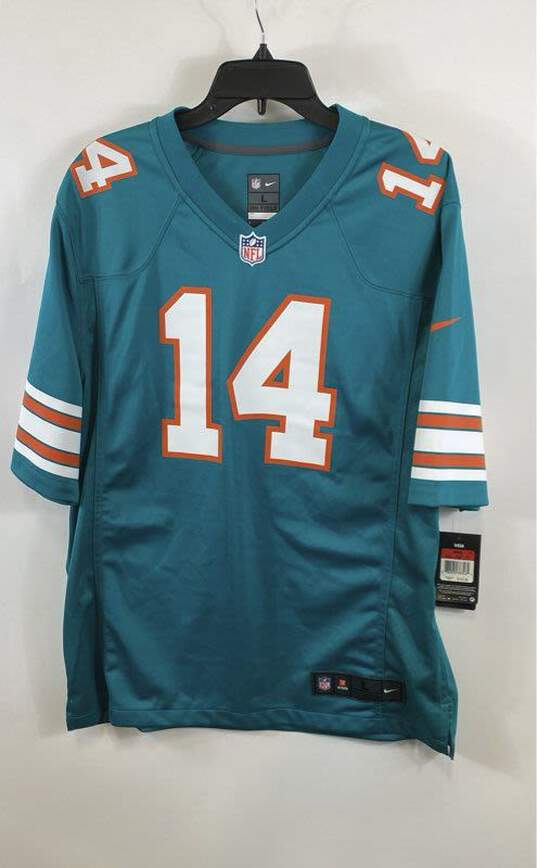 Nike NFL Dolphins Laundry #14 Blue Jersey - Size Large image number 1