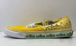 VANS Authentic Sesame Street Family Yellow Sneaker Casual Shoes Men's Size 13