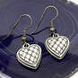 Designer Brighton Silver-Tone Enchanted Hearts Dangle Earrings w/ Box image number 2