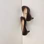 Prada Leather Pump Women's Sz.38 Chestnut Brown With COA By Authenticate First image number 3