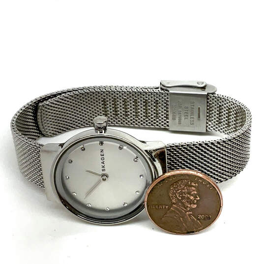 Designer Skagen SKW2715 Stainless Steel Mesh Strap Analog Wristwatch image number 1