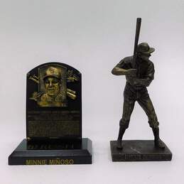 Lot of  Chicago White Sox  Minnie Minoso  Hall of Fame  And Mini Statue alternative image