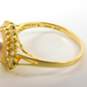 14K Yellow Gold 0.15 CTTW Diamond & Cultured Pearl Ring 3.0g image number 5