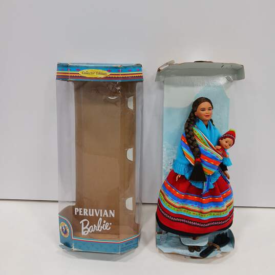 Mattel Dolls of the World Collector Edition Peruvian Barbie Doll - IOB image number 1