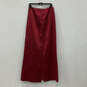 Womens Red Pleated Sleeveless Crop Top & Skirt Two-Piece Outfit Set Size 10 image number 4