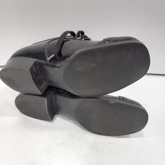 Men's Rand Square Toe Patent Leather Oxford Shoe Sz 9D image number 5